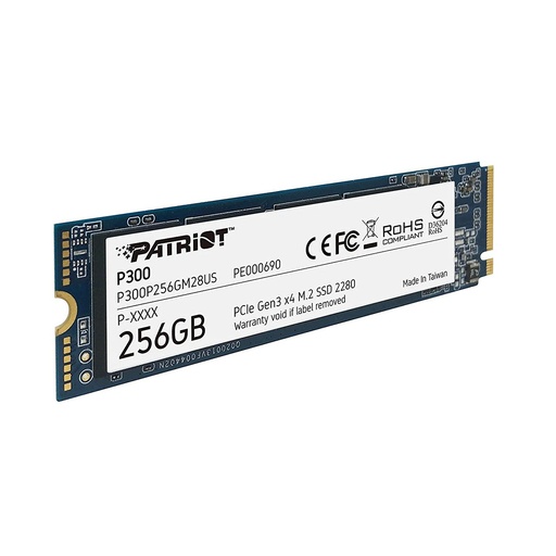 [50183] Твердотельный накопитель SSD Patriot P300 256GB M.2 NVMe PCIe 3.0x4