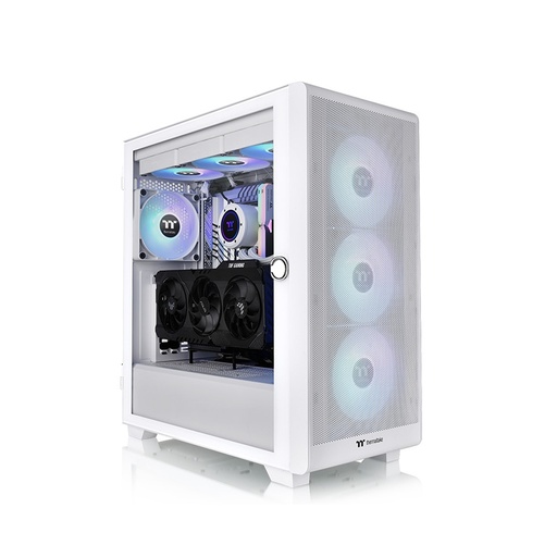 [84589] Компьютерный корпус Thermaltake S250 TG White без Б/П