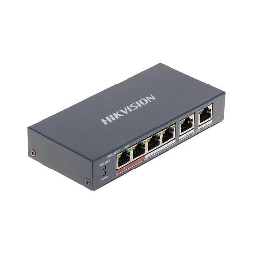 [83113] Коммутатор Hikvision DS-3E0106P-E/M(B)