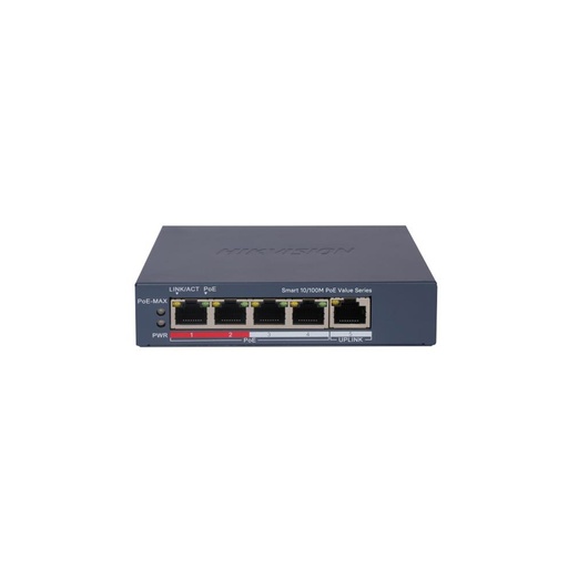 [68751] Коммутатор Hikvision DS-3E1105P-EI/M (V2)