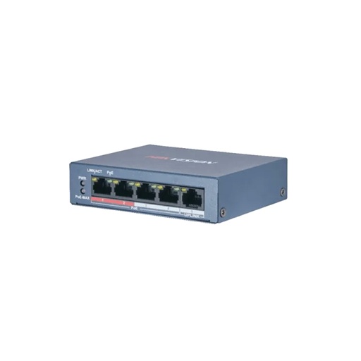 [60173] Коммутатор Hikvision DS-3E0105P-E(B)