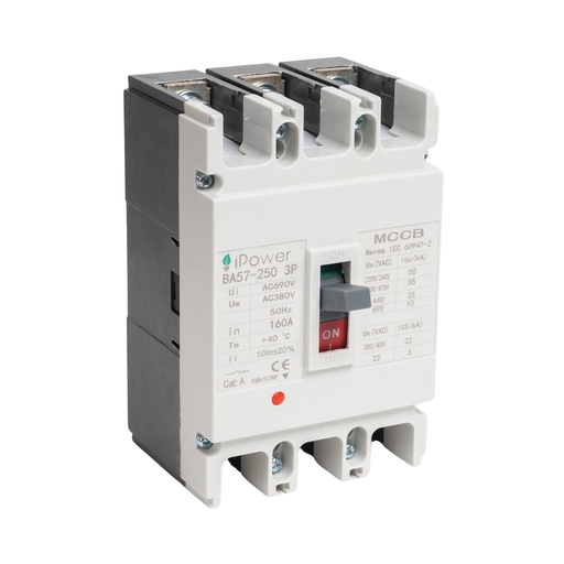 [56014] Автоматический выключатель iPower ВА57-250 3P 160A