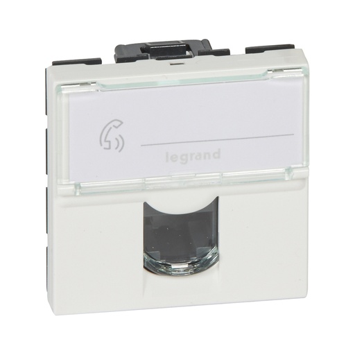 [45748] Розетка 1xRJ45 Cat.5 Legrand Mosaic 2 поста
