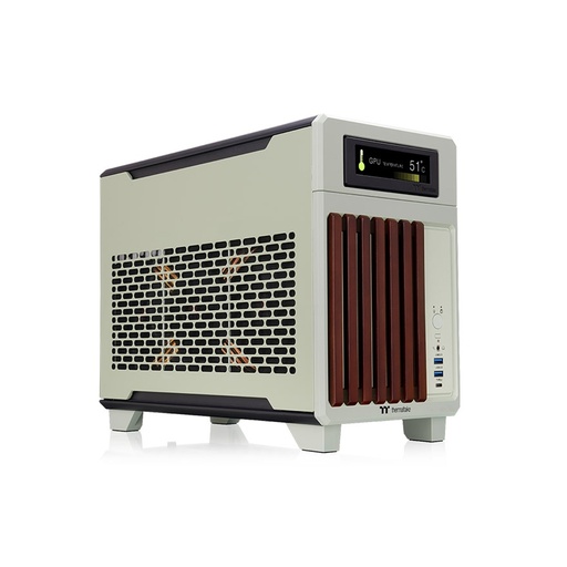 [84632] Компьютерный корпус Thermaltake TR100 WS Matcha Green без Б/П