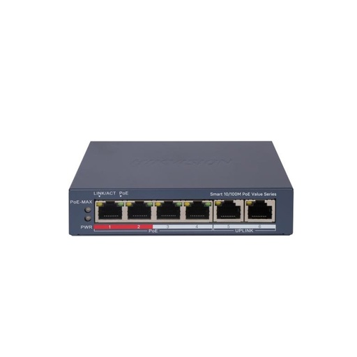 [68752] Коммутатор Hikvision DS-3E1106P-EI/M