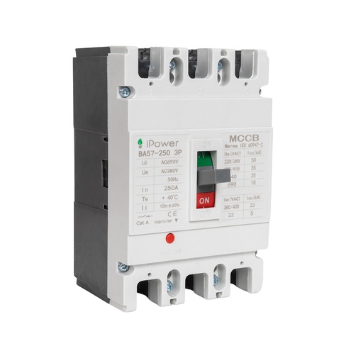 [14554] Автоматический выключатель iPower ВА57-250 3P 250A