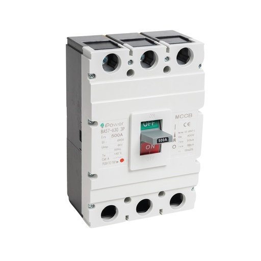[20371] Автоматический выключатель iPower ВА57-630 3P 500A