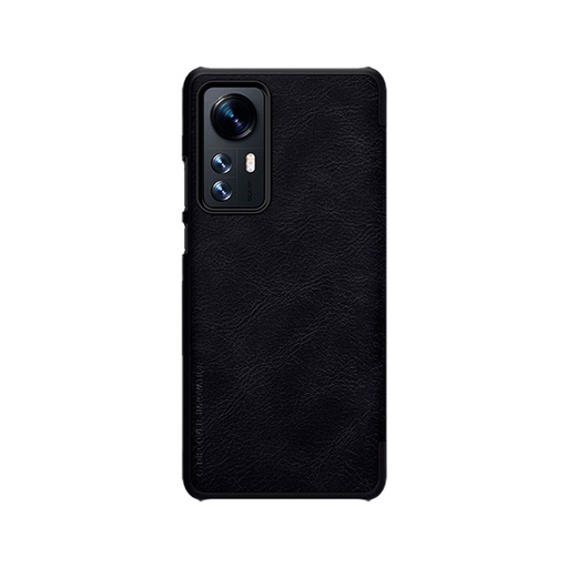 [44180] Чехол для телефона NILLKIN для Xiaomi 12/12X QLC-01 Qin Leather Case Чёрный