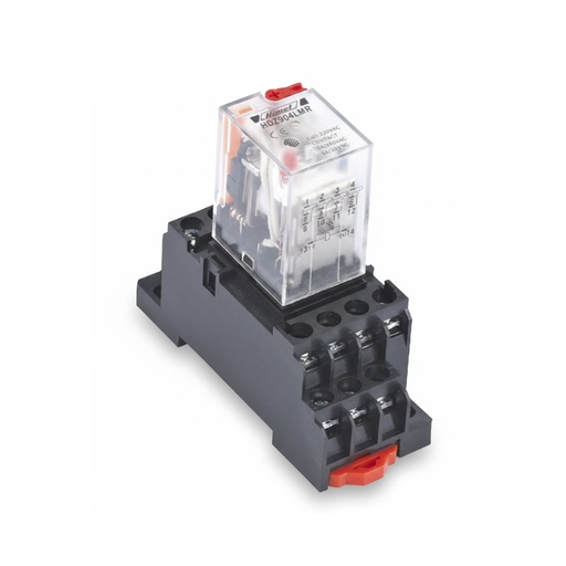 [87065] Промежуточное реле Himel HDZ9-5A 4P LED AC 230V