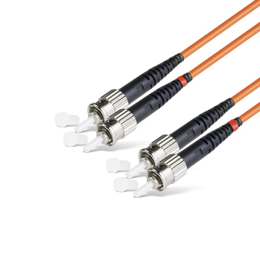 [16848] Патч Корд Оптоволоконный ST/UPC-ST/UPC MM OM1 62.5/125 Duplex 3.0мм 1 м