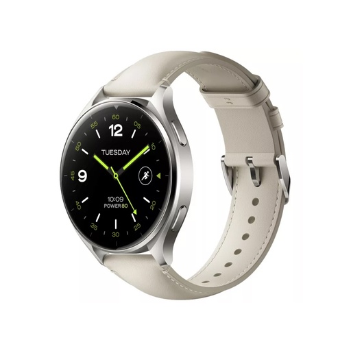 [67166] Смарт часы Xiaomi Watch 2 Titan Gray Case With White Leather Strap