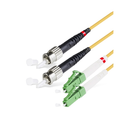 [21656] Патч Корд Оптоволоконный LC/APC-ST/UPC SM 9/125 Duplex 2.0мм 1 м