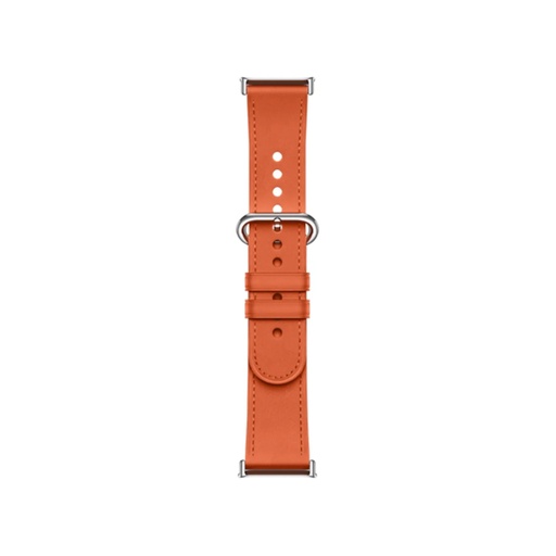 [77486] Кожаный сменный браслет Xiaomi Leather Quick Release Strap Coral orange