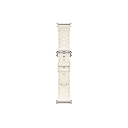 [77487] Кожаный сменный браслет Xiaomi Leather Quick Release Strap Cream white