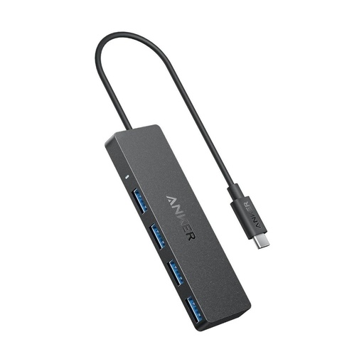[85535] Концентратор Anker USB-C Data Hub (4-in-1, 5Gbps) (A8309G11) Черный