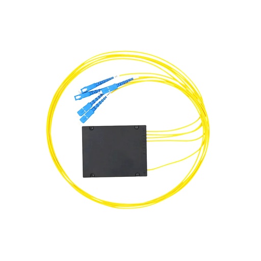 [12421] Сплиттер оптоволоконный PLC-1х4 SC/UPC SM