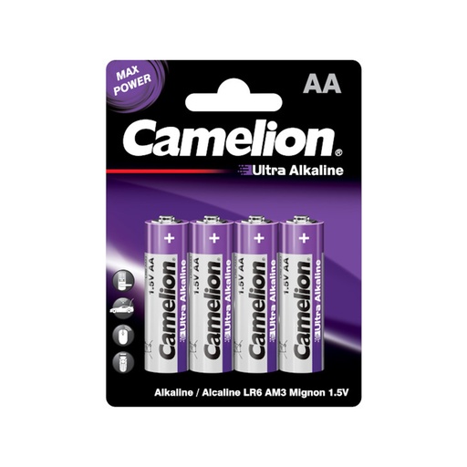 [57576] Батарейка CAMELION Ultra Alkaline LR6-BP4UT 4 шт. в блистере