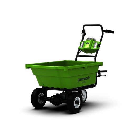 [63043] Садовая тележка самоходная Greenworks 40V 106 л с 1хАКБ 4 Ач и ЗУ