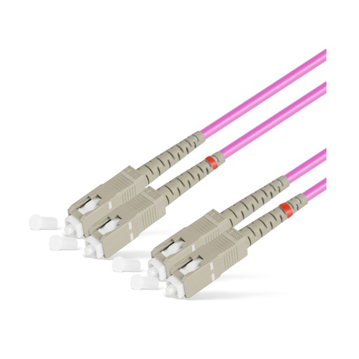 [16897] Патч Корд Оптоволоконный SC/UPC-SC/UPC MM OM3 50/125 Duplex 3.0мм 1 м