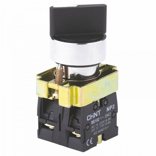 [54758] Переключатель CHINT NP2-BD21 2 положения с фиксацией 1НО IP40