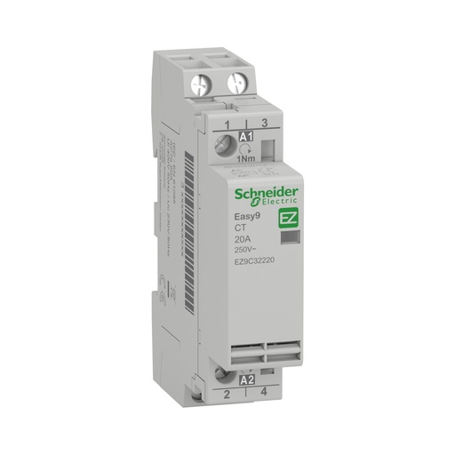 [57634] Контактор модульный SE EZ9C32220 20A 2НО 230/250В АС 50ГЦ