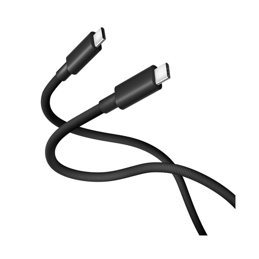 [80571] Интерфейсный кабель Xiaomi 6A High-speed USB4 Braided USB-C to USB-C Cable (1m) Черный