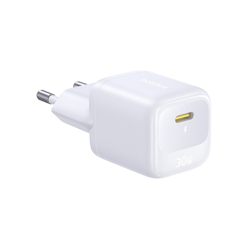 [88567] Адаптер питания Baseus FN22 1C 30W EU Moon White (E0123101)