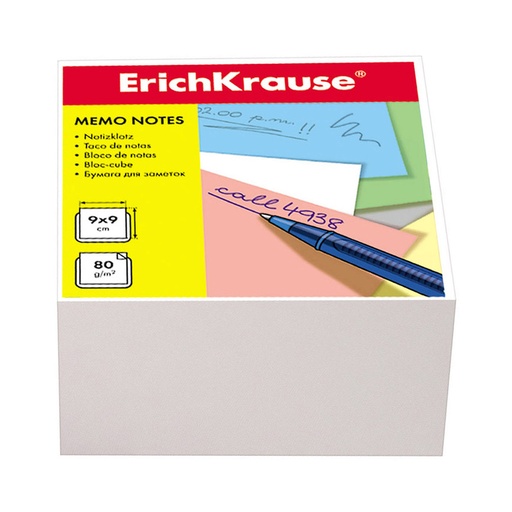 [25775] Бумага настольная ErichKrause®, 90x90x50 мм, белый