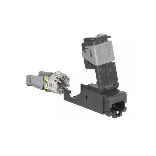 [70175] Коннектор телекоммуникационный высокой плотности RJ 45 Legrand 033753 cat 5e.