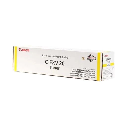 [60143] Тонер-картридж Canon C-EXV20 TONER YELLOW для imagePRESS C6000