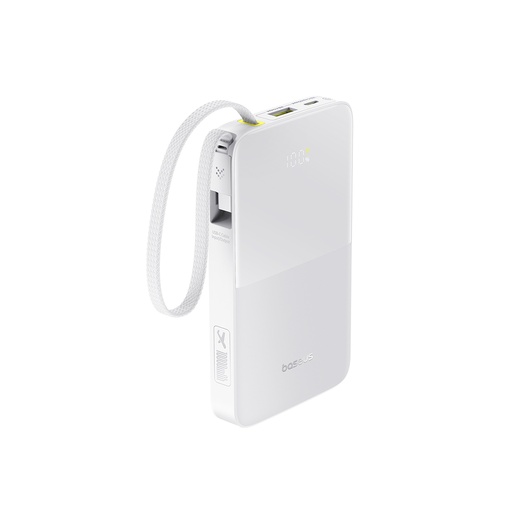 [84284] Портативный внешний аккумулятор Baseus EnerFill FC51 10000mAh 22.5W White (E0027601)