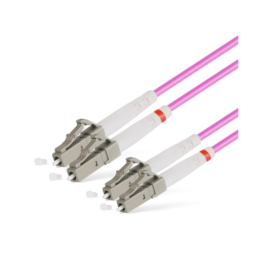 [16893] Патч Корд Оптоволоконный LC/UPC-LC/UPC MM OM3 50/125 Duplex 3.0мм 1 м