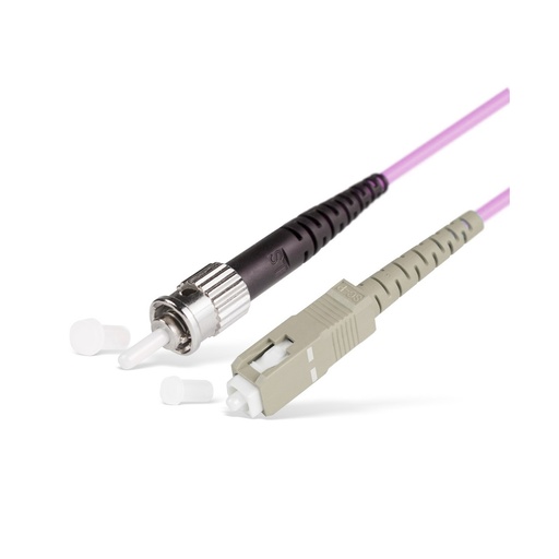 [16959] Патч Корд Оптоволоконный SC/UPC-ST/UPC MM OM3 50/125 Simplex 3.0мм 1 м