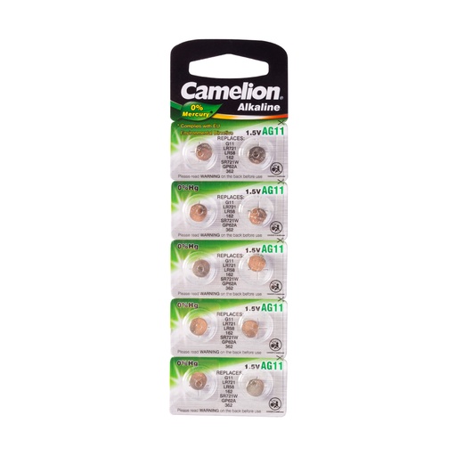 [22373] Батарейка CAMELION Alkaline AG11-BP10(0%Hg) 10 шт. в блистере