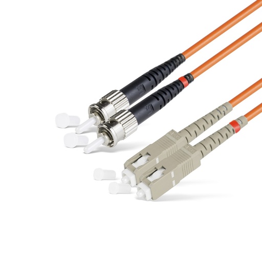 [16846] Патч Корд Оптоволоконный SC/UPC-ST/UPC MM OM1 62.5/125 Duplex 3.0мм 1 м