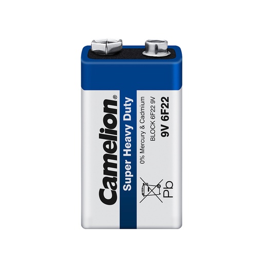 [26672] Батарейка CAMELION Super Heavy Duty 6F22-SP1B