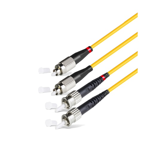 [12359] Патч Корд Оптоволоконный FC/UPC-ST/UPC SM 9/125 Duplex 3.0мм 1 м