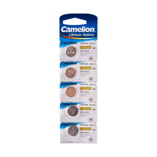 [22358] Батарейка CAMELION Lithium CR1616-BP5 5 шт. в блистере