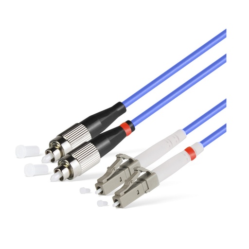 [16901] Патч Корд Оптоволоконный FC/UPC-LC/UPC MM OM4 50/125 Duplex 3.0мм 1 м