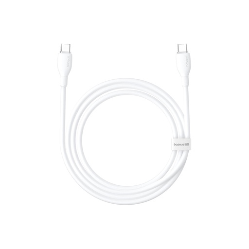 [85301] Интерфейсный кабель Baseus Ultra-Fast USB-C to USB-C 100W 1m Stellar White (P10376302222-03)