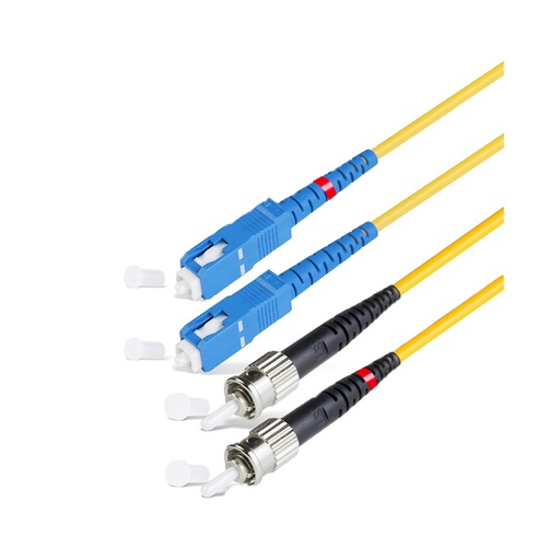 [12363] Патч Корд Оптоволоконный SC/UPC-ST/UPC SM 9/125 Duplex 3.0мм 1 м