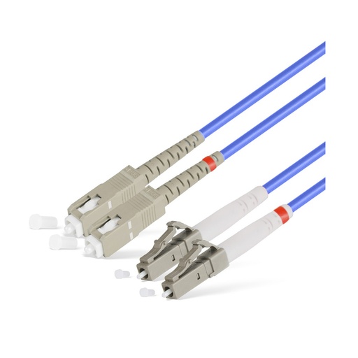 [16906] Патч Корд Оптоволоконный SC/UPC-LC/UPC MM OM4 50/125 Duplex 3.0мм 1 м