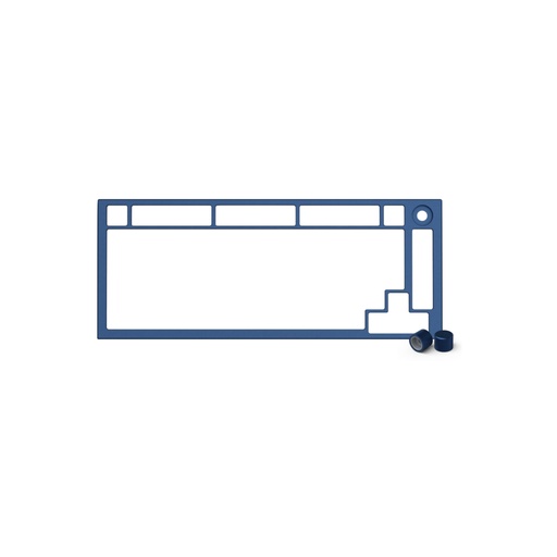 [55606] Запчасть к клавиатуре верхняя панель Glorious GMMK Pro Top Frame Navy Blue (GLO-ACC-P75-TF-NB)