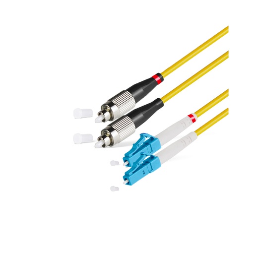 [21543] Патч Корд Оптоволоконный FС/UPC-LC/UPC SM 9/125 Duplex 2.0мм 1 м