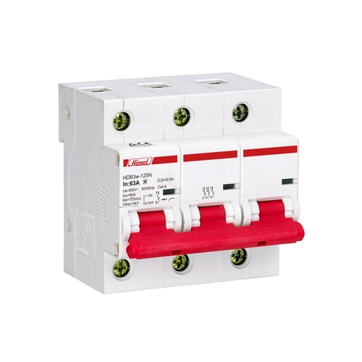 [78818] Автоматический выключатель Himel HDB3w-125 3P 80А С 10кА