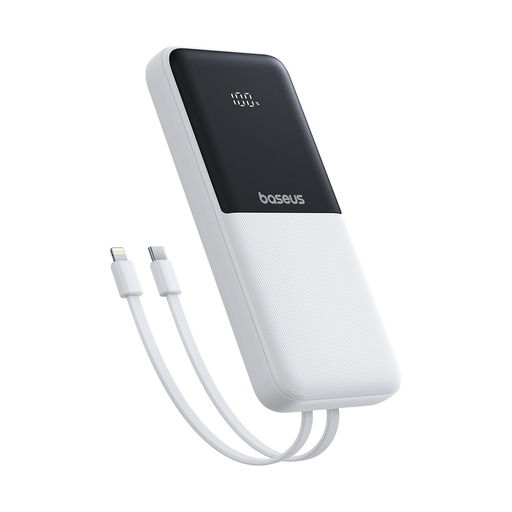 [84288] Портативный внешний аккумулятор Baseus Lipow 10000mAh 22.5W White (P10079101213-00)