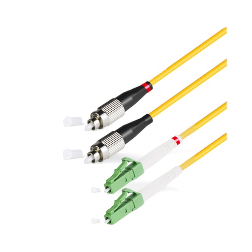 [17731] Патч Корд Оптоволоконный LC/APC-FC/UPC SM 9/125 Duplex 3.0мм 1 м