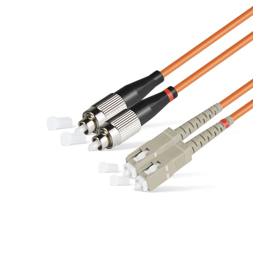 [16885] Патч Корд Оптоволоконный SC/UPC-FC/UPC MM OM2 50/125 Duplex 3.0мм 1 м