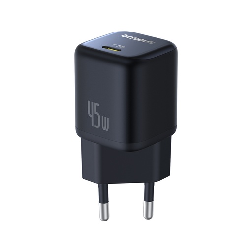 [84239] Адаптер питания Baseus PicoGo GaN 1C 45W Black (P10176800123-00)