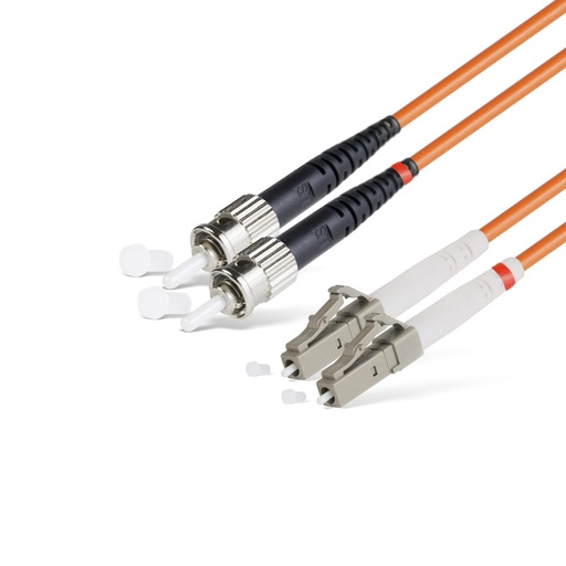 [16837] Патч Корд Оптоволоконный LC/UPC-ST/UPC MM OM1 62.5/125 Duplex 3.0мм 1 м